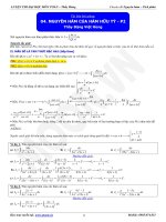 nguyên hàm của hàm hữu tỉ p2