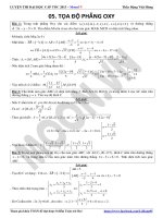 Bài tập hình học giải tích