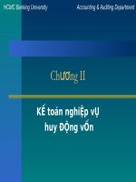slide bài giảng kế toán nghiệp vụ huy động vốn