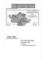 bài giảng địa chất việt nam chương i mở đầu