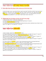 Code hỗ trợ thiết kế website