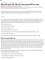 Bảy thói quen để viết các ứng dụng PHP an toàn