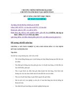 đề cương chi tiết học phần kế toán tài chính