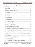 BÀI TẬP LỚN PLC Ứng dụng PLC đo, điều khiển và cảnh báo áp suất trên đường ống với giải đo:0 ÷ 5