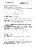 đề thi thử đại học môn toán (19)
