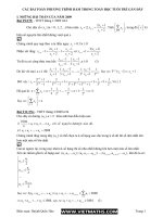 Bài toán phương trình hàm trong toán học tuổi trẻ