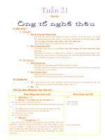 Giáo án lớp 3 tuần 21