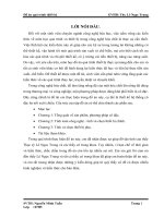 thiết kế hệ thống cô đặc ba nồi xuôi chiều