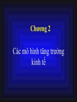 các mô hình tăng trưởng kinh tế