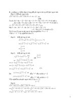 áp dụng bất đẳng thức để giải hệ phương trình