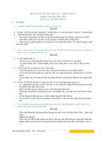 ĐỀ CƯƠNG ÔN THI HỌC KÌ I  ĐỊA LÍ 9