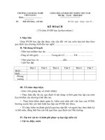 kế hoạch tổ chức học lại theo nhóm