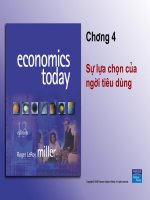 sự lựa chọn của người tiêu dùng