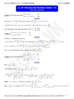 phương pháp thế giải hệ phương trình (1)