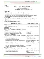 Giáo án mĩ thuật lớp 1