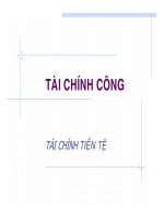 bài giảng tài chính công