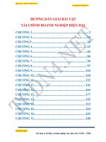 hướng dẫn giải bài tập tài chính doanh nghiệp