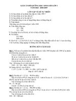 Giáo án bồi dưỡng học sinh giỏi toán 5