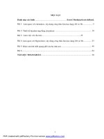 bài thực hành ứng dụng tin học trong hóa học