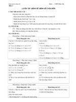 Giáo án toán tự chọn 10 nâng cao