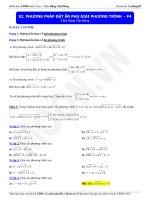 phương pháp đặt ẩn phụ giải phương trình (4)