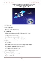 các tổng hữu hạn thông tin vệ tinh vệ tinh vinasat va trạm mặt đất tại tam kỳ - quảng nam