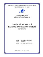 Thiết kế kí túc xá đại học Bách Khoa thành phố Hồ Chí Minh
