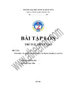 tìm hiểu về công nghệ tác tử di động (mobile agent)