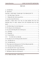 CHUYÊN đề môn học tìm HIỂU các yếu tố ảnh hưởng tới cán cân thương mại  tại việt nam