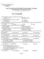 đề cương ôn thi tốt nghiệp môn hóa học (2)
