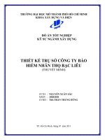 Thiết kế trụ sở công ty bảo hiểm nhân thọ Bạc Liêu