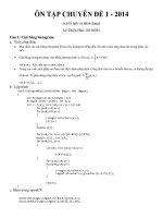 Tài liệu ôn tập chuyên đề 1 SPKT