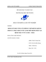 Khảo sát khả năng gây bệnh và đề kháng kháng sinh của trực khuẩn mủ xanh trên bệnh nhân tại Bệnh viện 175 từ 11 năm 2013 đến tháng 5 năm 2014