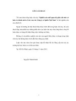 Nghiên cứu mối quan hệ giữa cấu trúc sở hữu và chính sách cổ tức của các công ty cổ phần Việt Nam