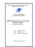 Thiết kế chung cư cao tầng Phước Thịnh