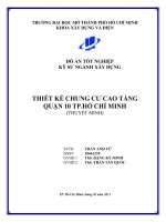 Thiết kế chung cư cao tầng quận 10 thành phố Hồ Chí Minh