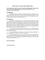 Hoạch định chiến lược phát triển xuất khẩu hàng dệt may sang thị trường Hoa Kỳ của Tập đoàn dệt may Việt Nam giai đoạn 2007 đến 2015