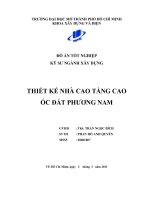 Thiết kế nhà cao tầng cao ốc Đất Phương Nam