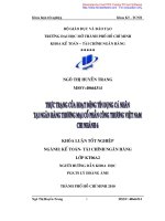 Thực trạng của hoạt động tín dụng cá nhân tại ngân hàng thương mại cổ phần Công thương Việt Nam Chi nhánh 6