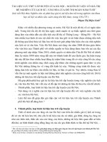 Bài viết khoa học: Tài liệu lưu trữ cấp huyện của Hà Nội – nguồn sử liệu có giá trị để nghiên cứu lịch sử, văn hóa của đô thị ngàn năm tuổi