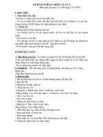 giáo án chủ điểm gia đình