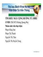 tìm hiểu máy cộng hưởng từ (mri)