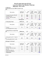 thuyết minh tính toán kết cấu công trình resort ana mandara ninh bình hạng mục khu lobby