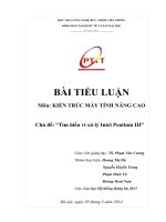 tìm hiểu vi xử lý intel pentium iii