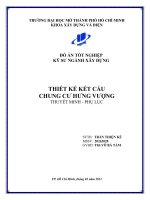 Thiết kế kết cấu chung cư Hưng Vượng
