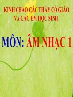 bài giảng âm nhạc 1 bài 27 học hát hòa bình cho bé (tiếp theo)