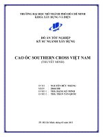 Cao ốc Southern Cross Việt Nam Đồ án xây dựng
