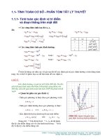 tài liệu tính toán cơ sở