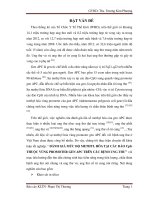 Đánh giá mức độ Methyl hóa tại các đảo CpG thuộc vùng Promoter gen APC trên các bệnh ung thư