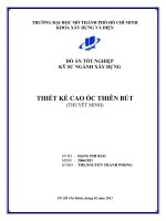 Thiết kế cao ốc Thiên Bút